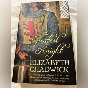 2/$15 🇬🇧 The Greatest Knight by Elizabeth Chadwick, paperback book